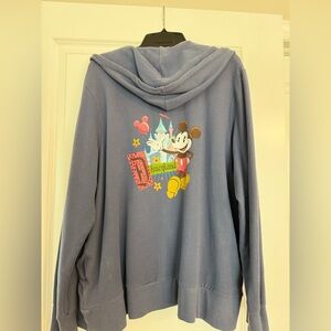 Disneyland zip up sweatshirt size 1X